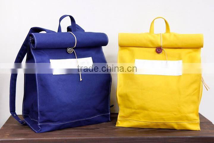 Japanese canvas cloth sail HANPU / HAMPU weekender bag made in Japan for wholesale