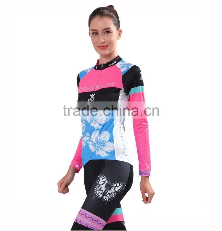 OEM service women printing cycling jerseys factory