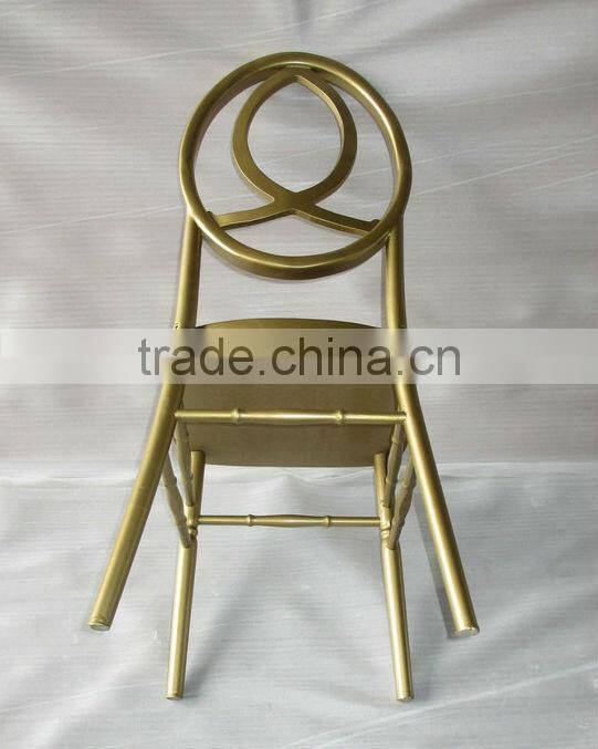wooden gold fishback banquet chair for banquet rental