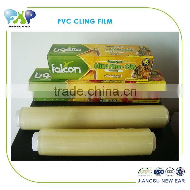 Food Grade Stretch Film 8-15 Micron PVC/PE Cling Film fresh keeping film