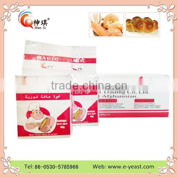 low sugar 500g/bag instant dry yeast for making breads