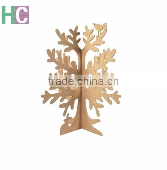 Detachable Wooden tree jewelry earring display stands, wooden jewelry holder