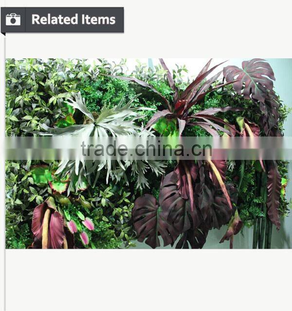 Artificial vertical garden Artificial plant wall decorarion fake green wall