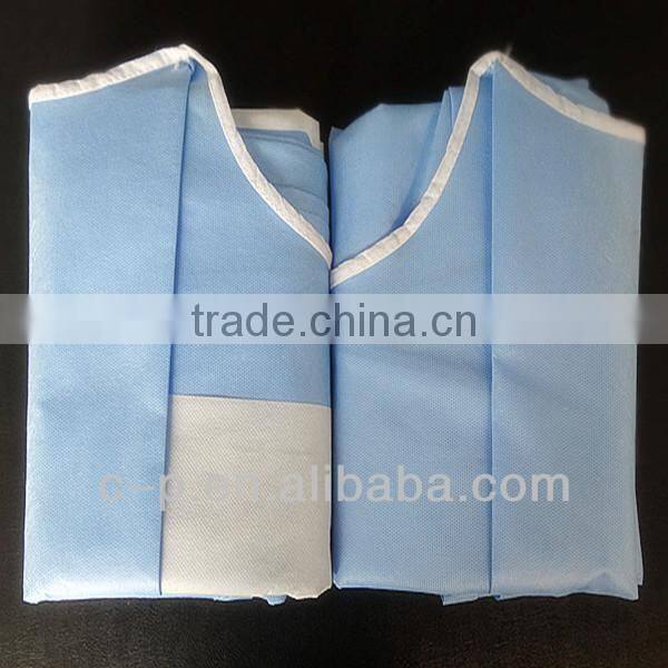 Disposable Surgical Gowns With Ties 100% Polypropylene
