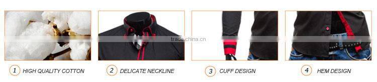2015 Newest Customized 100% cotton business slim fit men's shirt