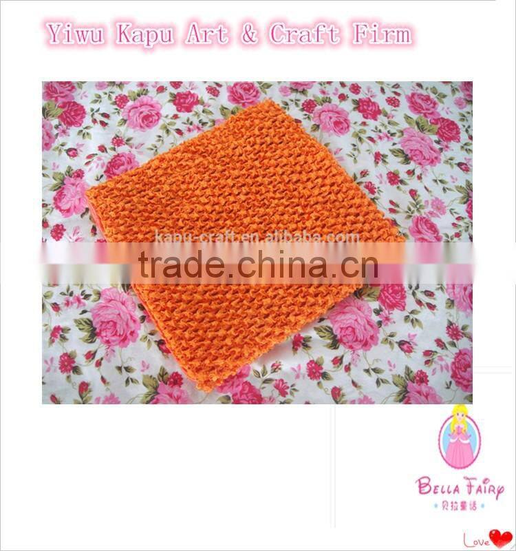 Wholesale Kids Hair Accessorie 6" Large Crochet Tube Tops For Photo Prop Many Colors Girls Stretch Crochet