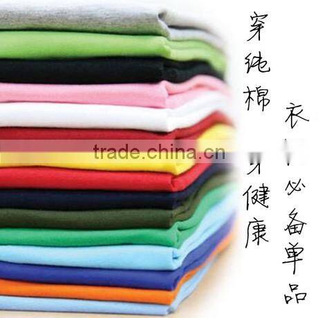 combed cotton t-shirt high quality unsex t-shirt wholesale in china