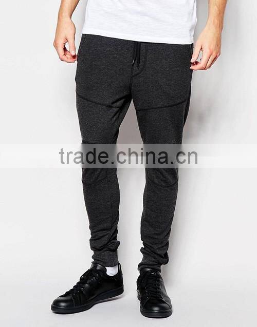 Men leisure long sports gym pants wholesale, biker jogger sweat pants custom