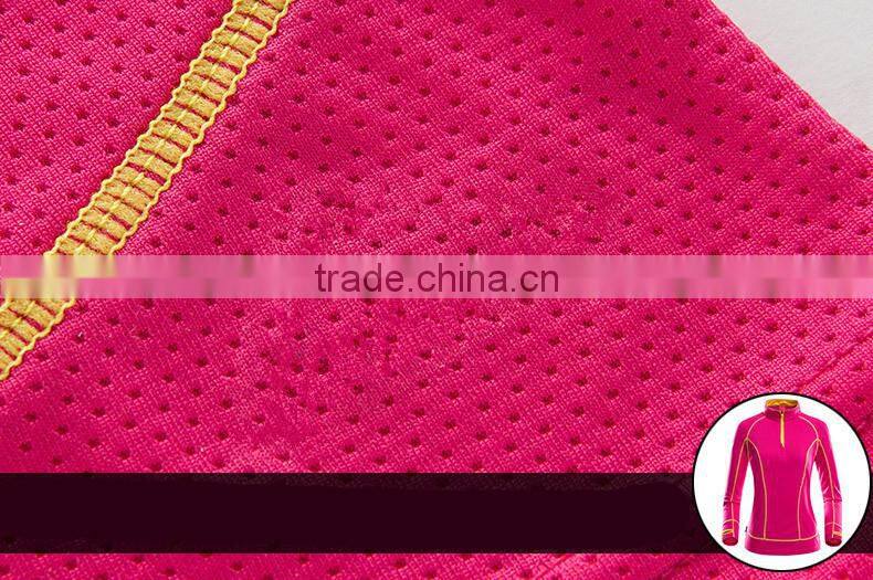 Wholesale Half Zip T-shirt Long Sleeve Breathable Sportwear With Zip For Men And Women