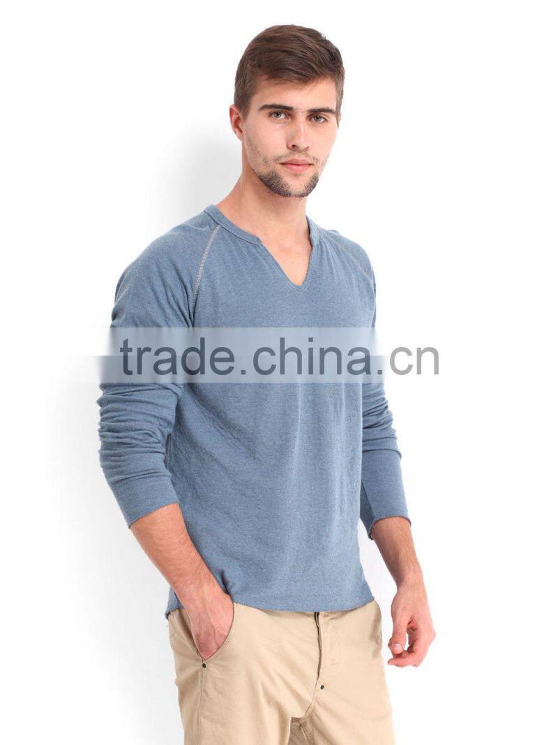 v neck sweatshirt, blank plain sweatshirt factory price