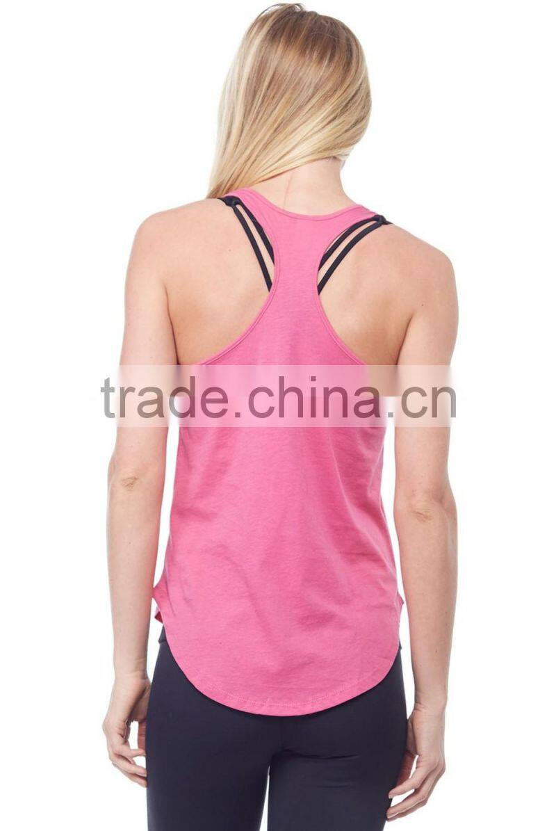 New collection slim fit customized latest fancy knitted tops girls