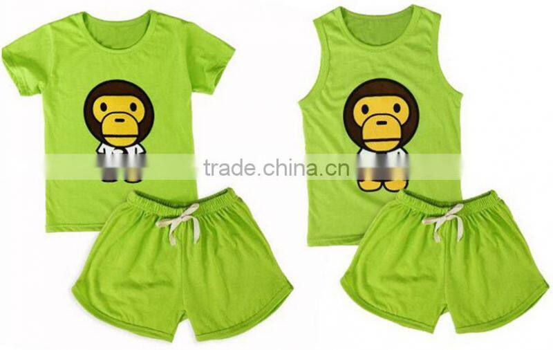 custom casual summer kids clothes girls dress children clothing little girls cotton summer dresses
