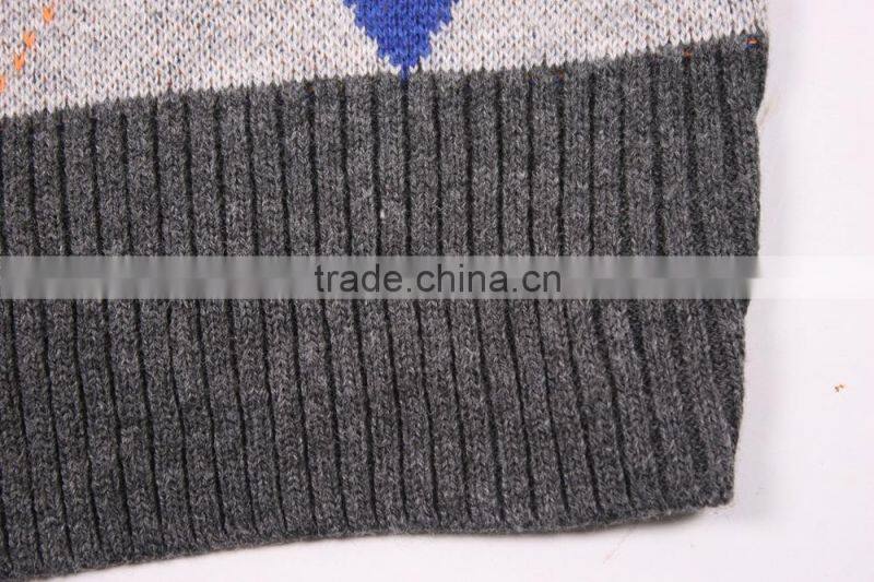 Loose Plain Pullover All Over Print Sweater