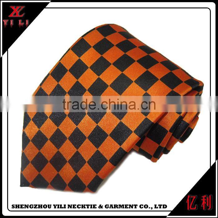 Woven striped silk men cheap famous brand men's necktie