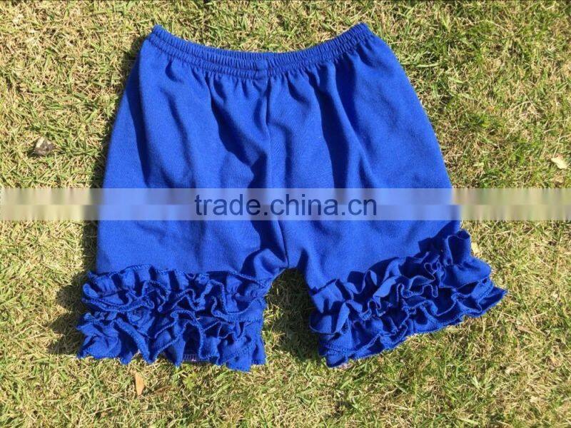 Wholesale girls ruffle pants for childrens cotton leggings with deer cotton pants.