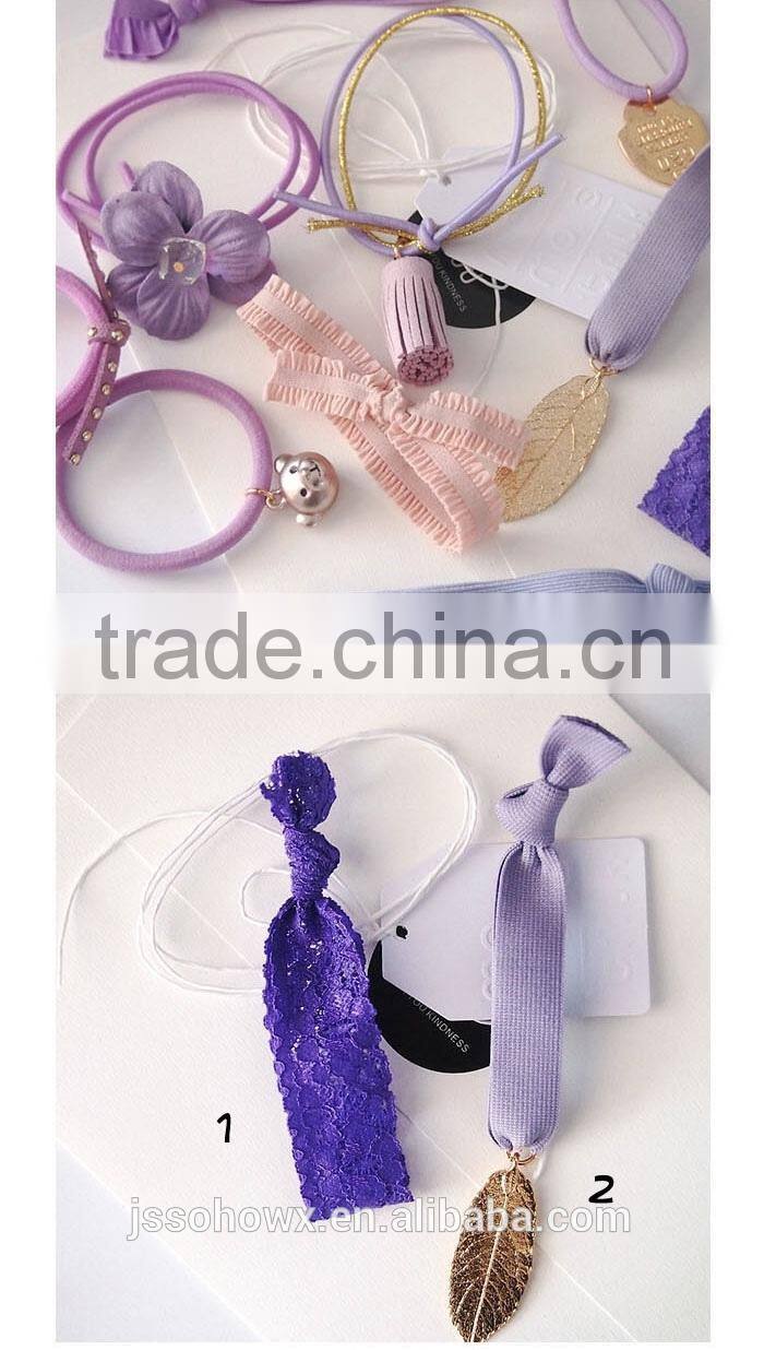 2017 Hot Sale Lilac Hair Accessory Set