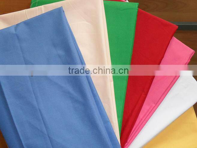 T/C fabric polyester/cotton 90/10% 45x45/110x76,59/60,Bleach CHINA MADE