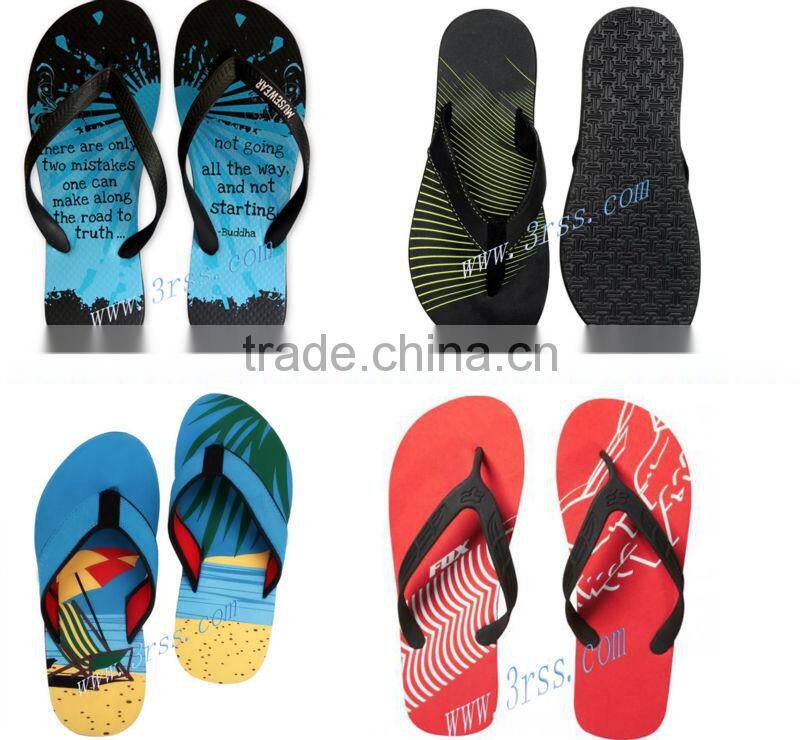 custom printed flip flops sandal