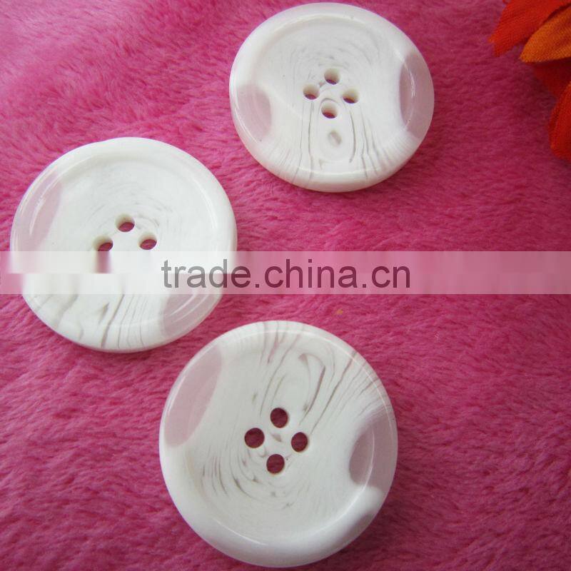 High quality chalk polyester buttons for garments