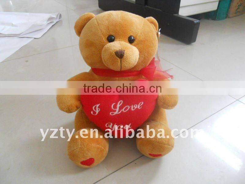 toy factory supply cute plush &stuffed teddy bear plush for valentine's