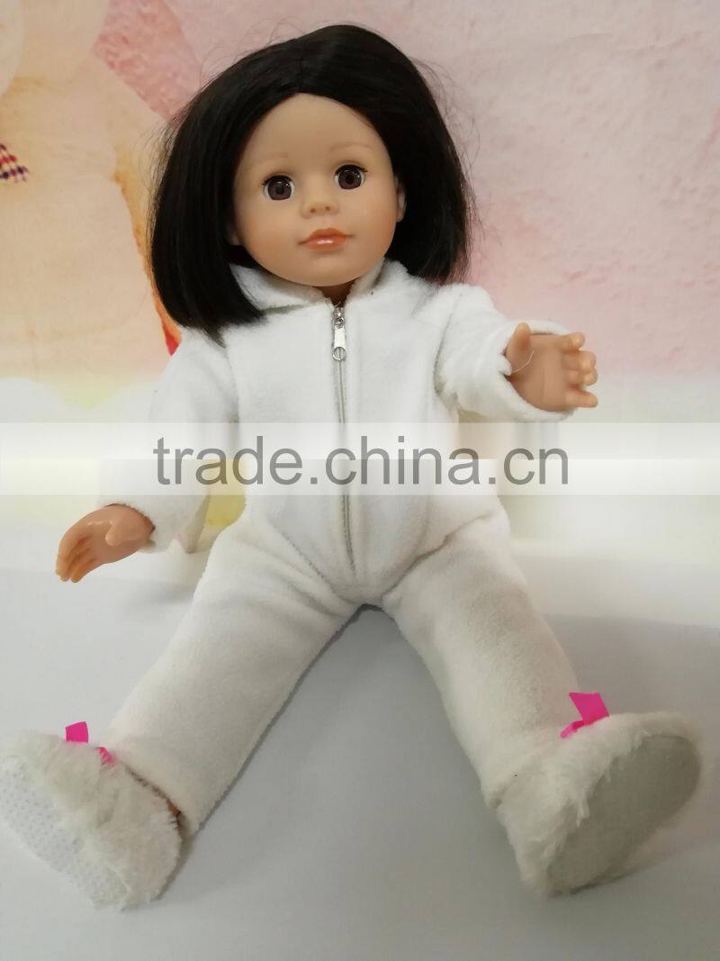 Cute doll full vinyl 18 inch doll for shop