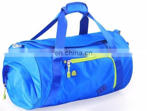 2015 latest fashion trendy durable gym bag with shoe pocket