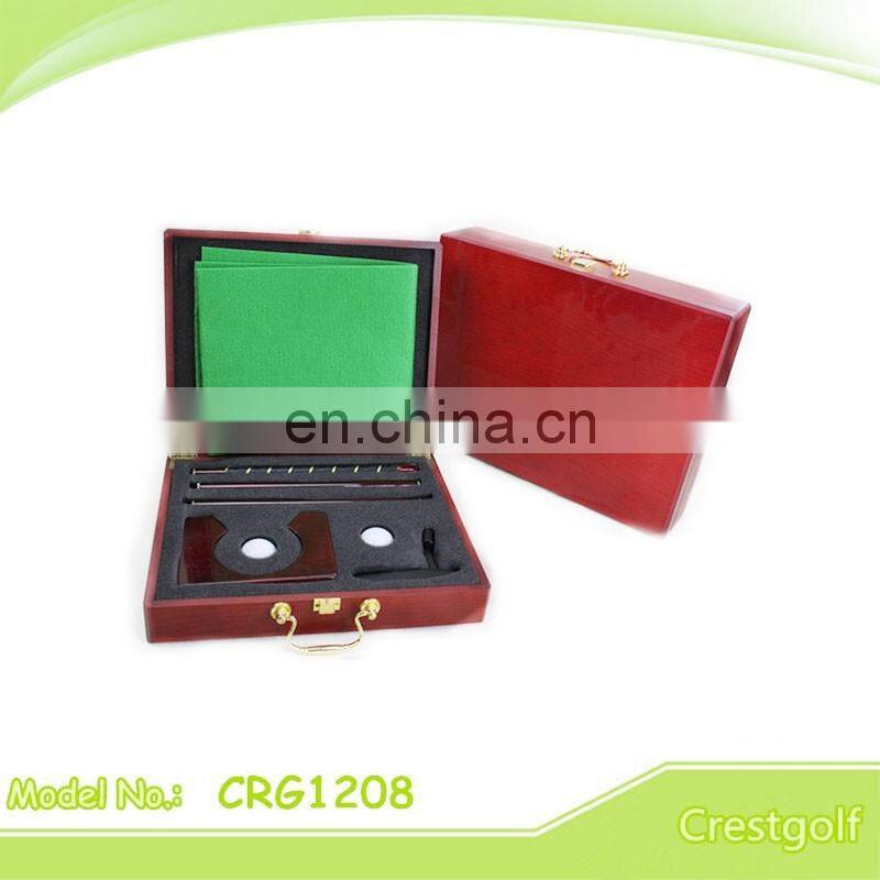 RED wood Portable Case golf putter gift set