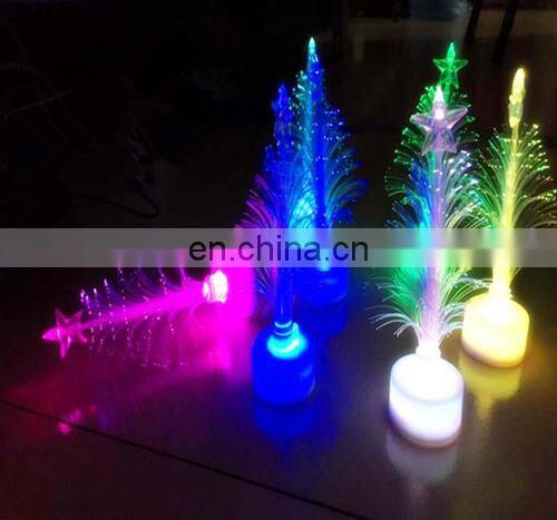 Promotional Gifts Fiber Optic led Mini Christmas Tree color changing