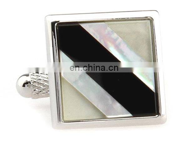 fashion mother of pearl cufflink men's jewelry cuff
