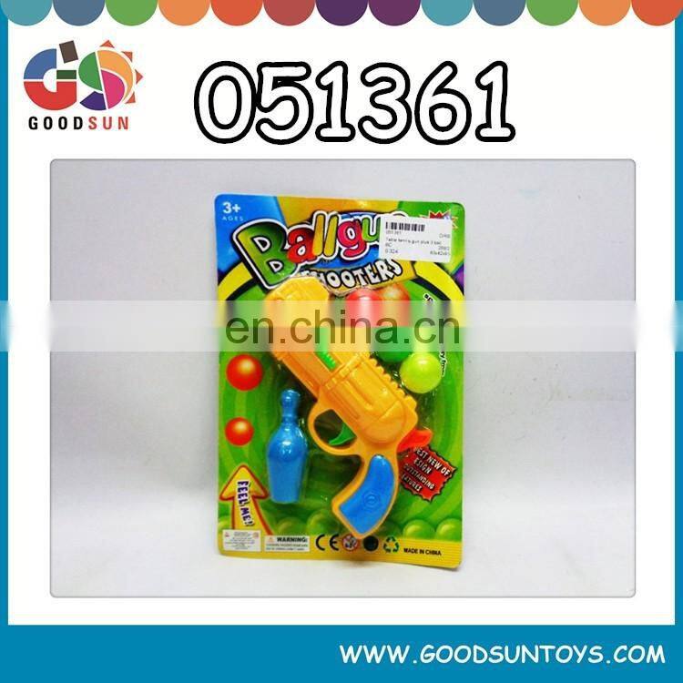 Promotional pingpang ball gun shooting game for children