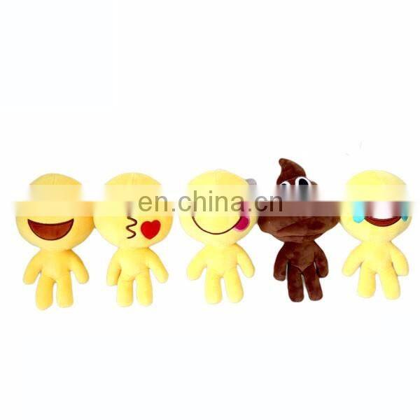 Pretty Kid Doll Hot Selling Emoji Stuffed Toy China Wholesale Custom Emoji PP Cotton Filling Pillow