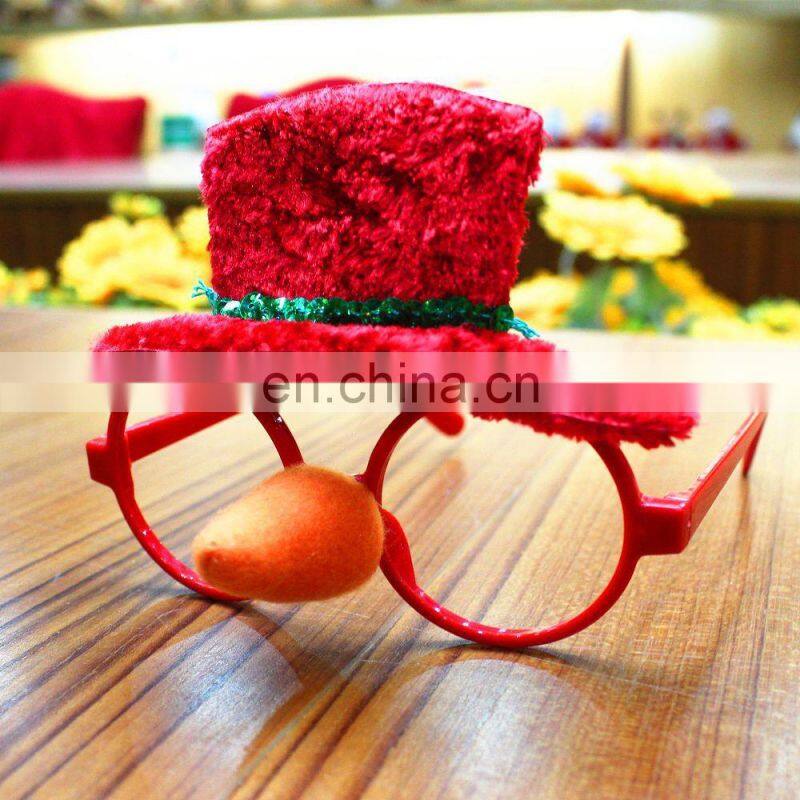 Wholesale Christmas Ornaments Glasses Frames Decor Evening Party Toy for Kids Adult Dog Pet Rabbit Gifts