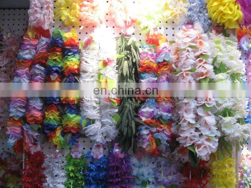 hawaii party plastic flower lei H-P061