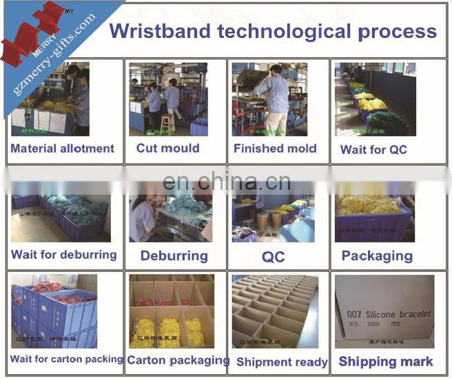 Good souvenirs gifts silicone bracelet rubber wrist band