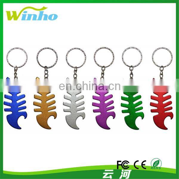 Winho Custom Printed Promotional Fish Bone Bottle Opener
