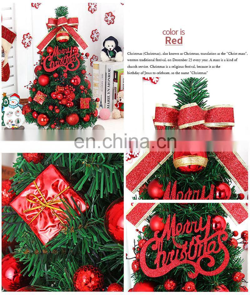 Cheap Small Decorated Table Top Christmas Tree for Shop Window Desktop Car Decoration XMAS Gift