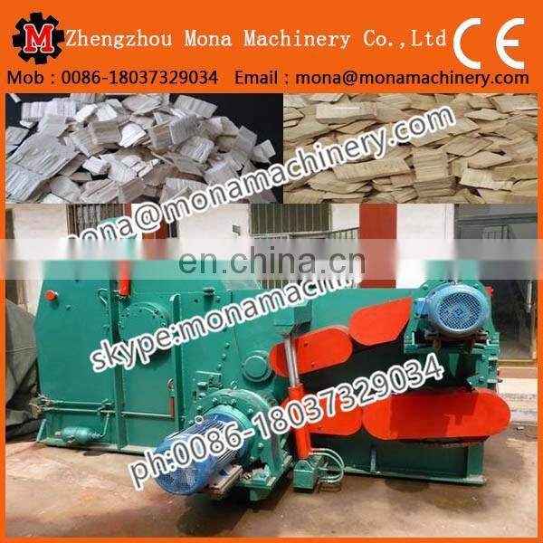 Professional used to chipping the big diameter round wood with high efficiency of drum type wood chipper