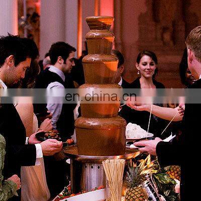 Commercial stainless steel chocolate fondue fountain maker