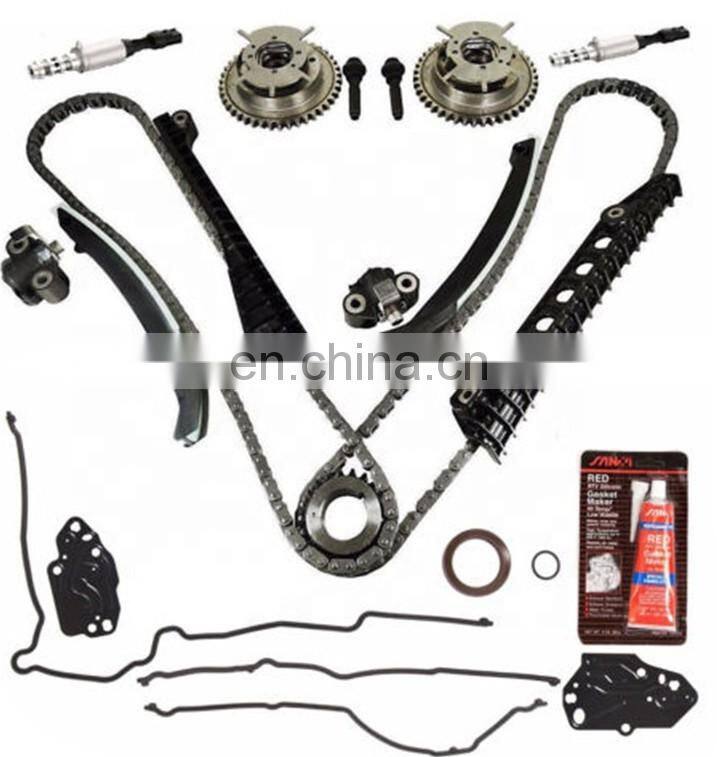 Full Timing Chain Kit Cam Phasers Valves Gasket 5.4 TRITON 3-Valve