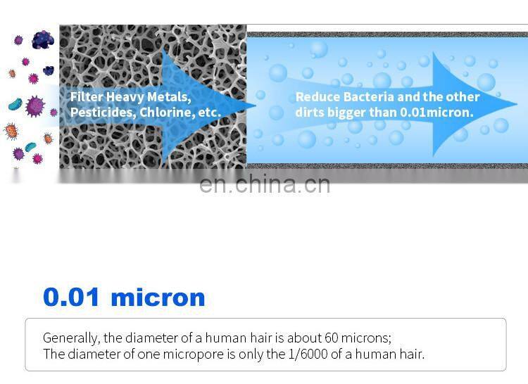 Outdoor portable water filter straw personal water filter for hiking camping survival