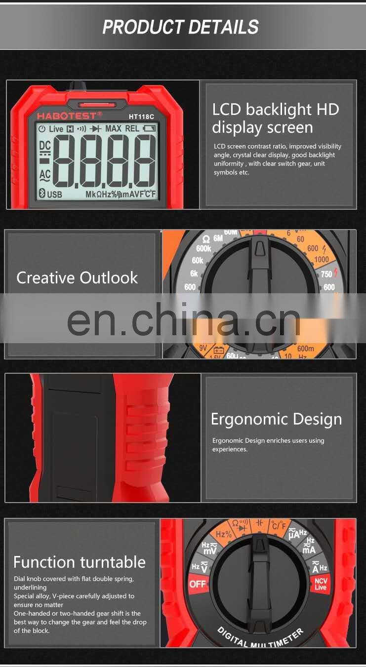 Analog multimeter LCD Size Pocket Multimeter Digital Clamp Multimeter