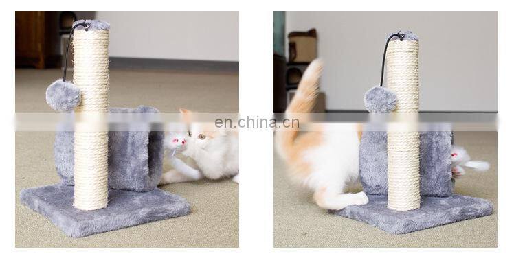 Wooden Sisal Oem Manufacturer Wholesale New Design Wooden Cat Scratching Post