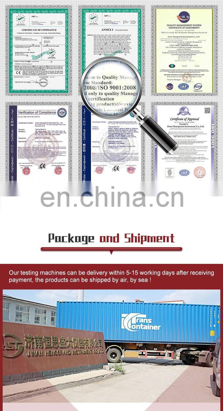 HYJ-600S 600kn 60Ton Digital Display Manhole Cover Pressure Compression Testing Machine