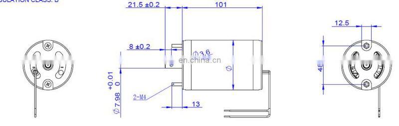 63zyt 24v 12v dc fan motor