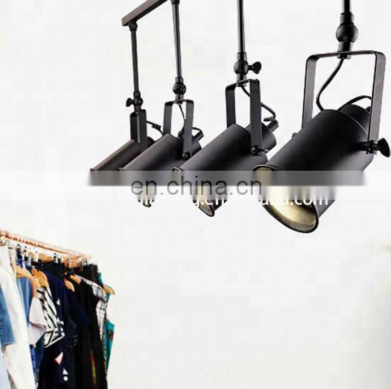 Nordic Simple Style store lighting Industrial Loft Long Pendant Light With Edison Bulb