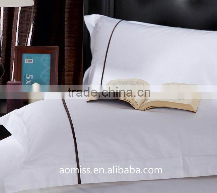 hotel bedding set international 100% cotton 5 star hotel 400TC sateen bedding linen sets