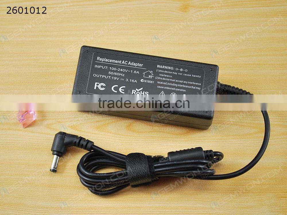 High Copy Laptop AC Power adapter for Asus 19V 2.1A 40W small tip