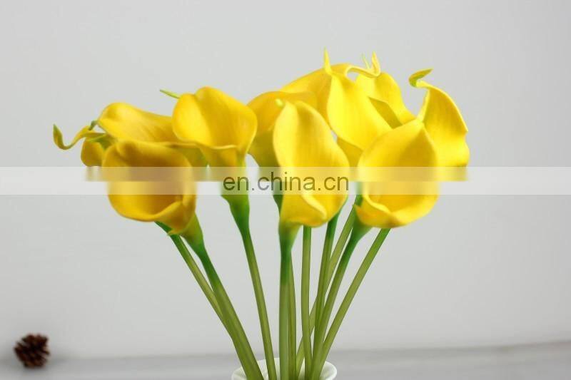 5cm head calla lily artificial flower 10pcs/lot PU real touch flowers home decoration wedding bouquet Decorative Flower
