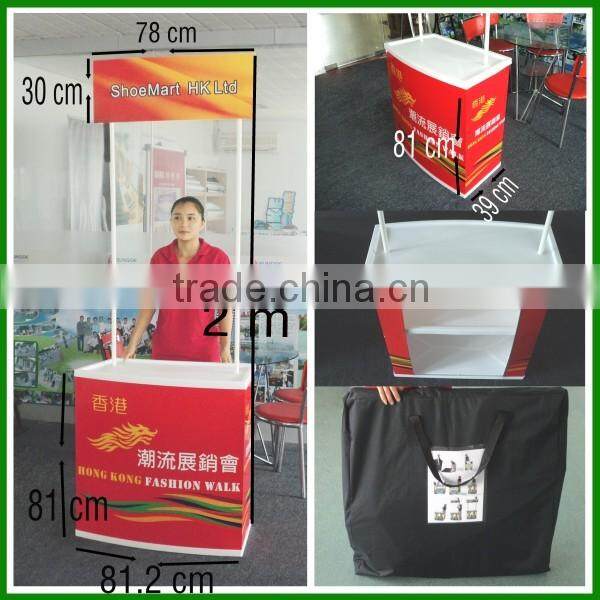 luxury design bamboo promotion table for advertising