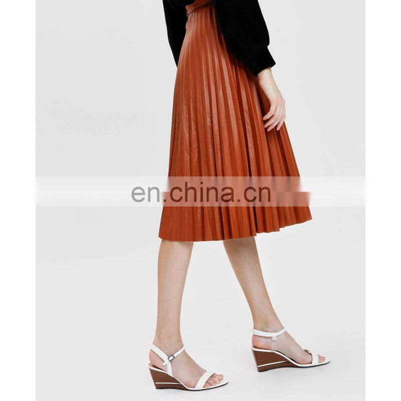 Ladies beautiful cheap price ankle strap wooden heels wedges breathable lining sandals shoes